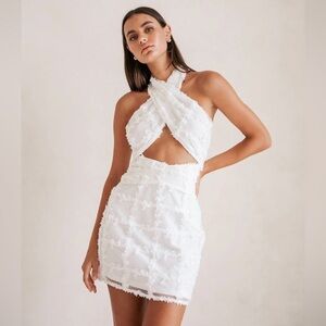Sabo Skirt White Halter Dress